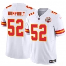 Men’s Kansas City Chiefs #52 Creed Humphrey White 2024 F.U.S.E Vapor Untouchable Limited Stitched Football Jersey