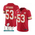 Men's Kansas City Chiefs #53 Anthony Hitchens Red Team Color Vapor Untouchable Limited Player Super Bowl LIV Bound Football Jersey