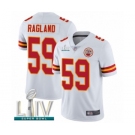 Men's Kansas City Chiefs #59 Reggie Ragland White Vapor Untouchable Limited Player Super Bowl LIV Bound Football Jersey