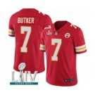 Men's Kansas City Chiefs #7 Harrison Butker Red Team Color Vapor Untouchable Limited Player Super Bowl LIV Bound Football Jersey