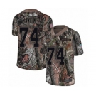 Men's Kansas City Chiefs #74 Martinas Rankin Camo Rush Realtree Limited Football Jersey