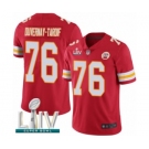 Men's Kansas City Chiefs #76 Laurent Duvernay-Tardif Red Team Color Vapor Untouchable Limited Player Super Bowl LIV Bound Football Jersey