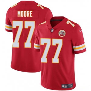 Men's Kansas City Chiefs #77 Jaylon Moore Red 2025 Vapor Untouchable Limited Football Stitched Jersey