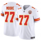 Men's Kansas City Chiefs #77 Jaylon Moore White 2025 F.U.S.E. Vapor Untouchable Limited Football Stitched Jersey