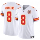 Men’s Kansas City Chiefs #8 DeAndre Hopkins White 2024 F.U.S.E. Vapor Untouchable Limited Stitched Football Jersey