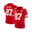 Men’s Kansas City Chiefs #87 Travis Kelce Red 2023 F.U.S.E. With NKH Patch Vapor Untouchable Limited Football Stitched Jersey