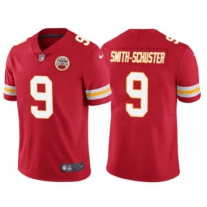 Men's Kansas City Chiefs #9 JuJu Smith-Schuster Red Vapor Limited Football Jersey Stitched