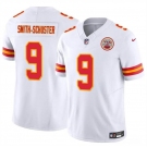 Men’s Kansas City Chiefs #9 JuJu Smith-Schuster White 2023 F.U.S.E Vapor Untouchable Limited Stitched Football Jersey