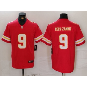 Men's Kansas City Chiefs #9 Louis Rees Zammit Red Vapor Limited Stitched Jersey