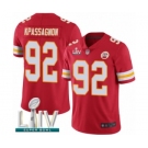 Men's Kansas City Chiefs #92 Tanoh Kpassagnon Red Team Color Vapor Untouchable Limited Player Super Bowl LIV Bound Football Jersey