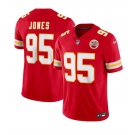 Men’s Kansas City Chiefs #95 Chris Jones Red 2024 F.U.S.E Vapor Untouchable Limited Stitched Football Jersey