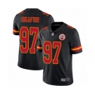 Men's Kansas City Chiefs #97 Alex Okafor Limited Black Rush Vapor Untouchable Football Jersey