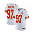 Men's Kansas City Chiefs #97 Alex Okafor White Vapor Untouchable Limited Player Football Jersey