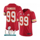 Men's Kansas City Chiefs #99 Khalen Saunders Red Team Color Vapor Untouchable Limited Player Super Bowl LIV Bound Football Jersey