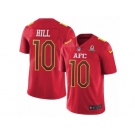 Men's Nike Kansas City Chiefs #10 Tyreek Hill Limited Red 2017 Pro Bowl NFL Jersey