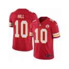 Men's Nike Kansas City Chiefs #10 Tyreek Hill Limited Red Rush NFL Jersey