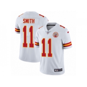 Men's Nike Kansas City Chiefs #11 Alex Smith Vapor Untouchable Limited White NFL Jersey