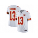 Men's Nike Kansas City Chiefs #13 De'Anthony Thomas Vapor Untouchable Limited White NFL Jersey