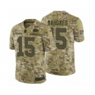 Men's Nike Kansas City Chiefs #15 Patrick Mahomes Limited Camo 2018 Salute to Service NFL Jersey