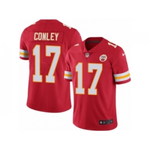 Men's Nike Kansas City Chiefs #17 Chris Conley Limited Red Rush NFL Jersey