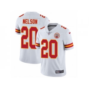 Men's Nike Kansas City Chiefs #20 Steven Nelson Vapor Untouchable Limited White NFL Jersey