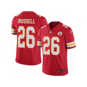 Men's Nike Kansas City Chiefs #26 KeiVarae Russell Limited Red Rush NFL Jersey