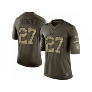 Men's Nike Kansas City Chiefs #27 Kenneth Acker Limited Green Salute to Service NFL Jersey