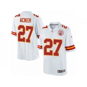 Men's Nike Kansas City Chiefs #27 Kenneth Acker Limited White NFL Jersey