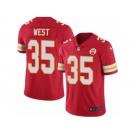 Men's Nike Kansas City Chiefs #35 Charcandrick West Limited Red Rush NFL Jersey