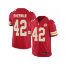 Men's Nike Kansas City Chiefs #42 Anthony Sherman Limited Red Rush NFL Jersey