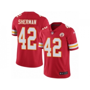 Men's Nike Kansas City Chiefs #42 Anthony Sherman Limited Red Rush NFL Jersey