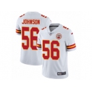 Men's Nike Kansas City Chiefs #56 Derrick Johnson Vapor Untouchable Limited White NFL Jersey