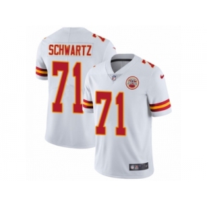 Men's Nike Kansas City Chiefs #71 Mitchell Schwartz Vapor Untouchable Limited White NFL Jersey