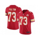 Men's Nike Kansas City Chiefs #73 Zach Fulton Limited Red Rush NFL Jersey