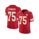 Men's Nike Kansas City Chiefs #75 Parker Ehinger Limited Red Rush NFL Jersey