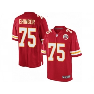 Men's Nike Kansas City Chiefs #75 Parker Ehinger Limited Red Team Color NFL Jersey