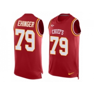 Men's Nike Kansas City Chiefs #79 Parker Ehinger Limited Red Player Name & Number Tank Top NFL Jersey