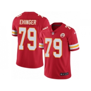 Men's Nike Kansas City Chiefs #79 Parker Ehinger Limited Red Rush NFL Jersey