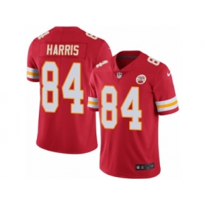 Men's Nike Kansas City Chiefs #84 Demetrius Harris Limited Red Rush NFL Jersey