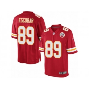 Men's Nike Kansas City Chiefs #89 Gavin Escobar Limited Red Team Color NFL Jersey