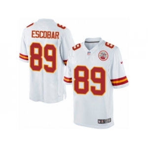 Men's Nike Kansas City Chiefs #89 Gavin Escobar Limited White NFL Jersey