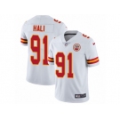 Men's Nike Kansas City Chiefs #91 Tamba Hali Vapor Untouchable Limited White NFL Jersey