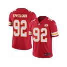 Men's Nike Kansas City Chiefs #92 Tanoh Kpassagnon Limited Red Rush NFL Jersey