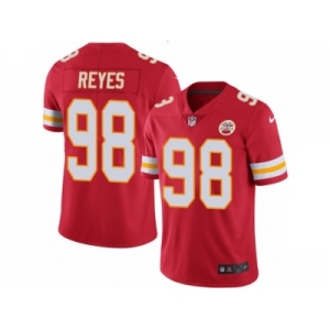 Men's Nike Kansas City Chiefs #98 Kendall Reyes Limited Red Rush NFL Jersey