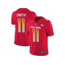 Nike Kansas City Chiefs #11 Alex Smith Red Men Stitched NFL Limited AFC 2018 Pro Bowl Jersey