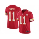 Nike Kansas City Chiefs #11 Alex Smith Red Men's Stitched NFL Limited Rush Jersey