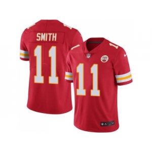 Nike Kansas City Chiefs #11 Alex Smith Red Men's Stitched NFL Limited Rush Jersey