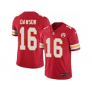 Nike Kansas City Chiefs #16 Len Dawson Red Men's Stitched NFL Limited Rush Jersey