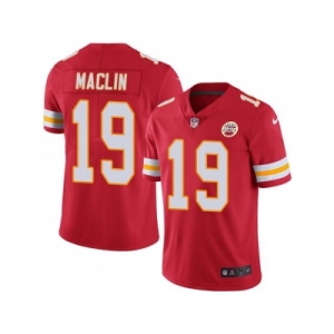 Nike Kansas City Chiefs #19 Jeremy Maclin Red Men's Stitched NFL Limited Rush Jersey