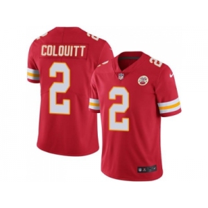 Nike Kansas City Chiefs #2 Dustin Colquitt Red Men's Stitched NFL Limited Rush Jersey